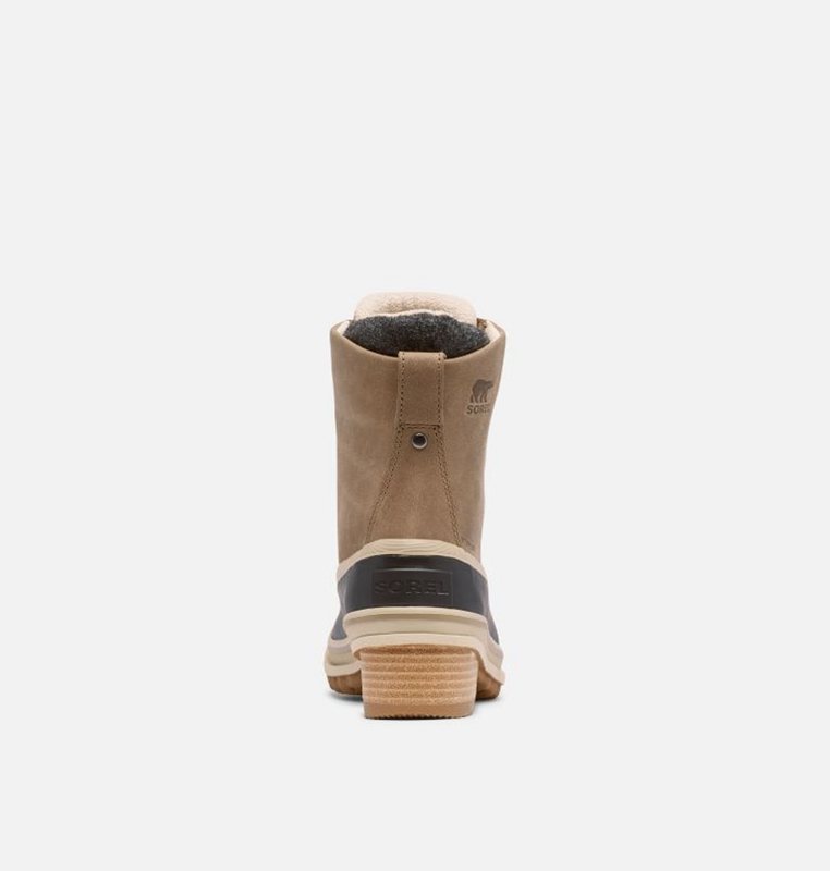 Sorel Dam Gummistövlar Khaki/Svarta - Slimpack™ Iii Lace Duck Mid - LXC-076214